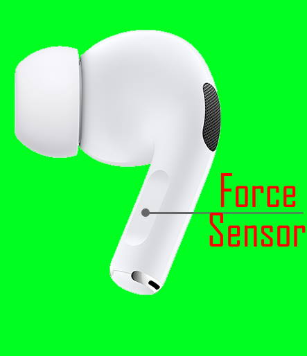 Force Sensor on AirPods Pro